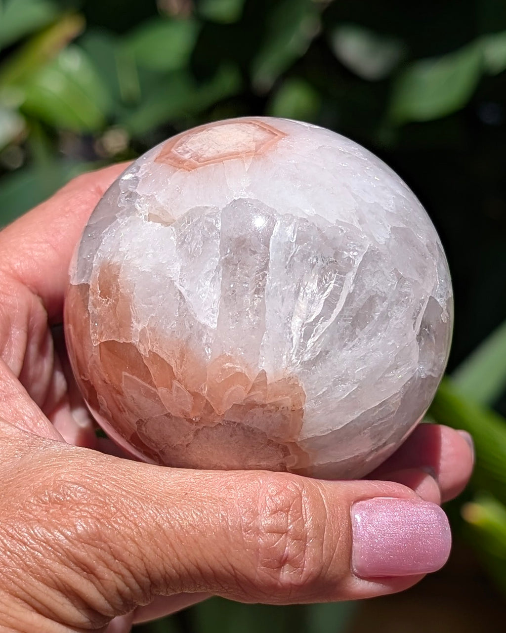 Flower Agate Sphere S