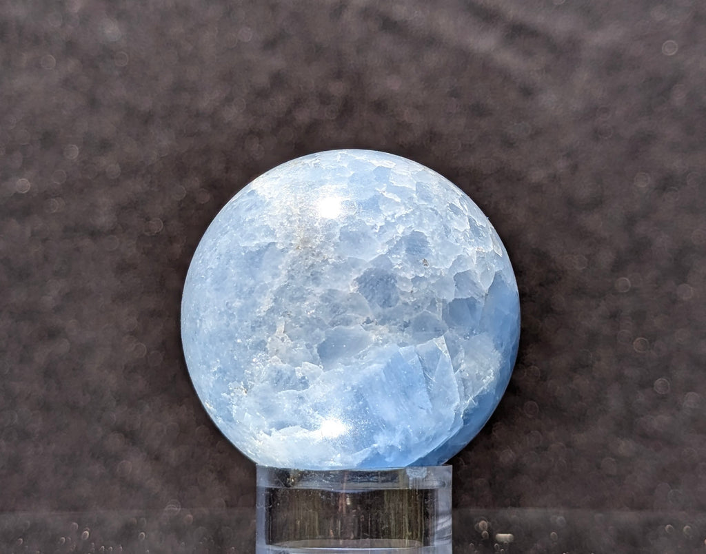 Blue Calcite Sphere D