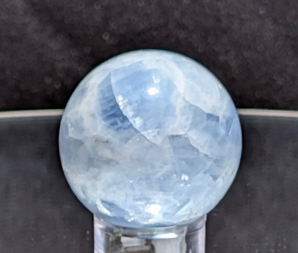 Blue Calcite Sphere G