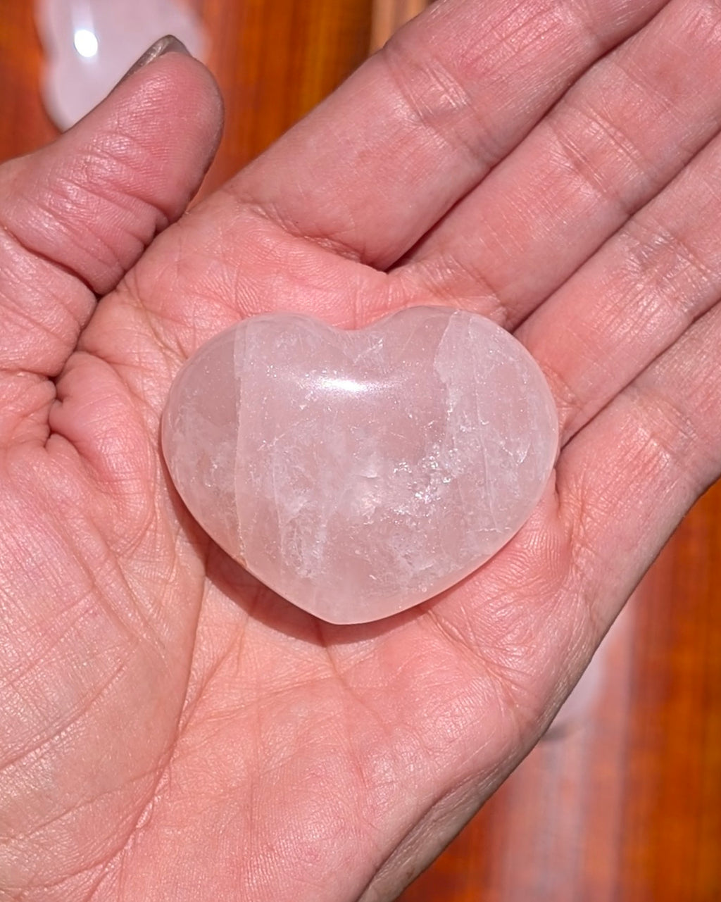 Rose Quartz Heart - Opt. F