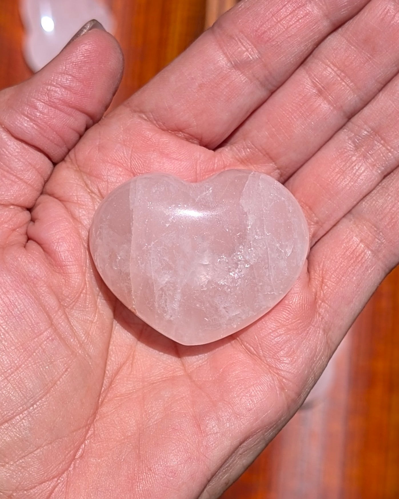 Rose Quartz Heart - Opt. F