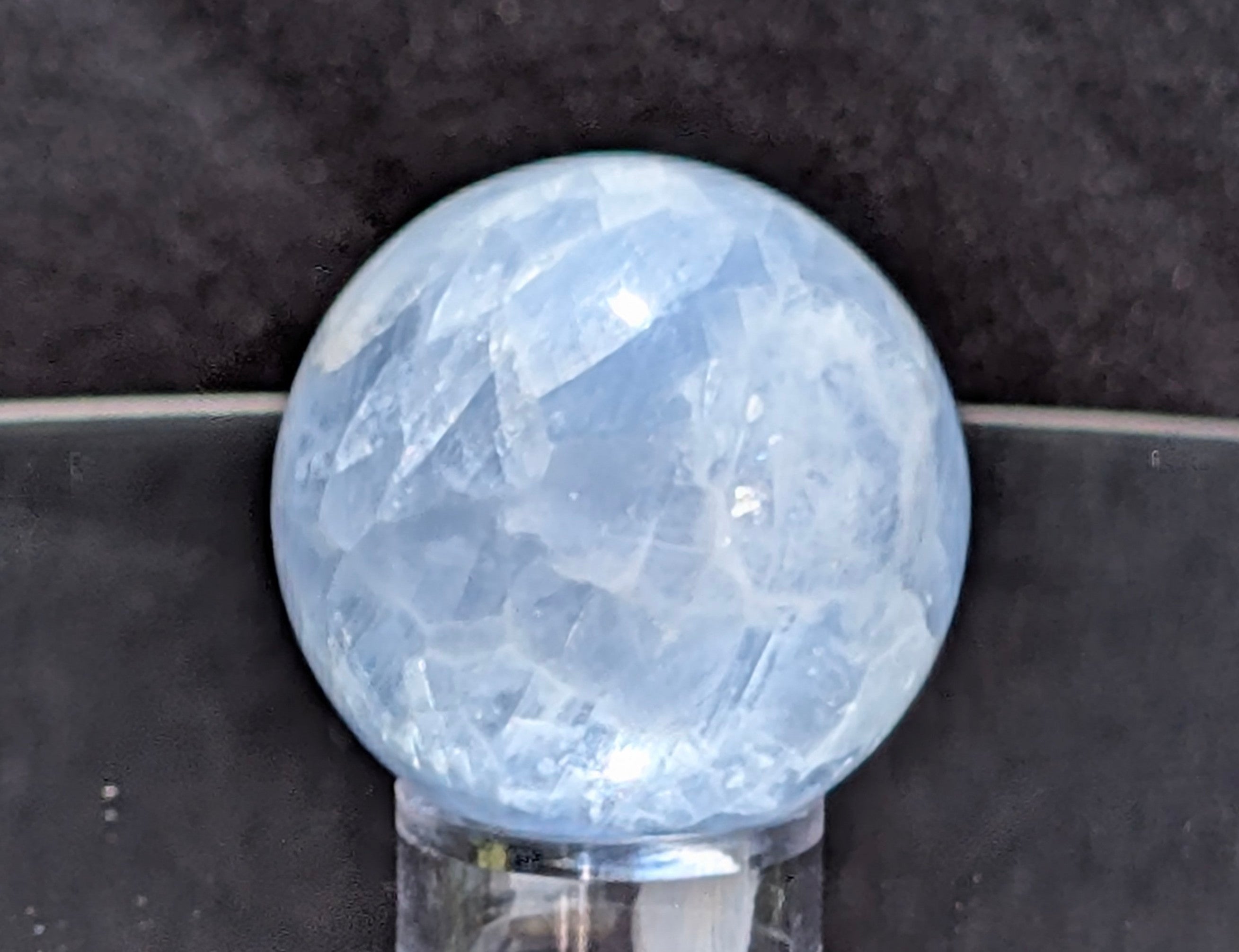 Blue Calcite Sphere G