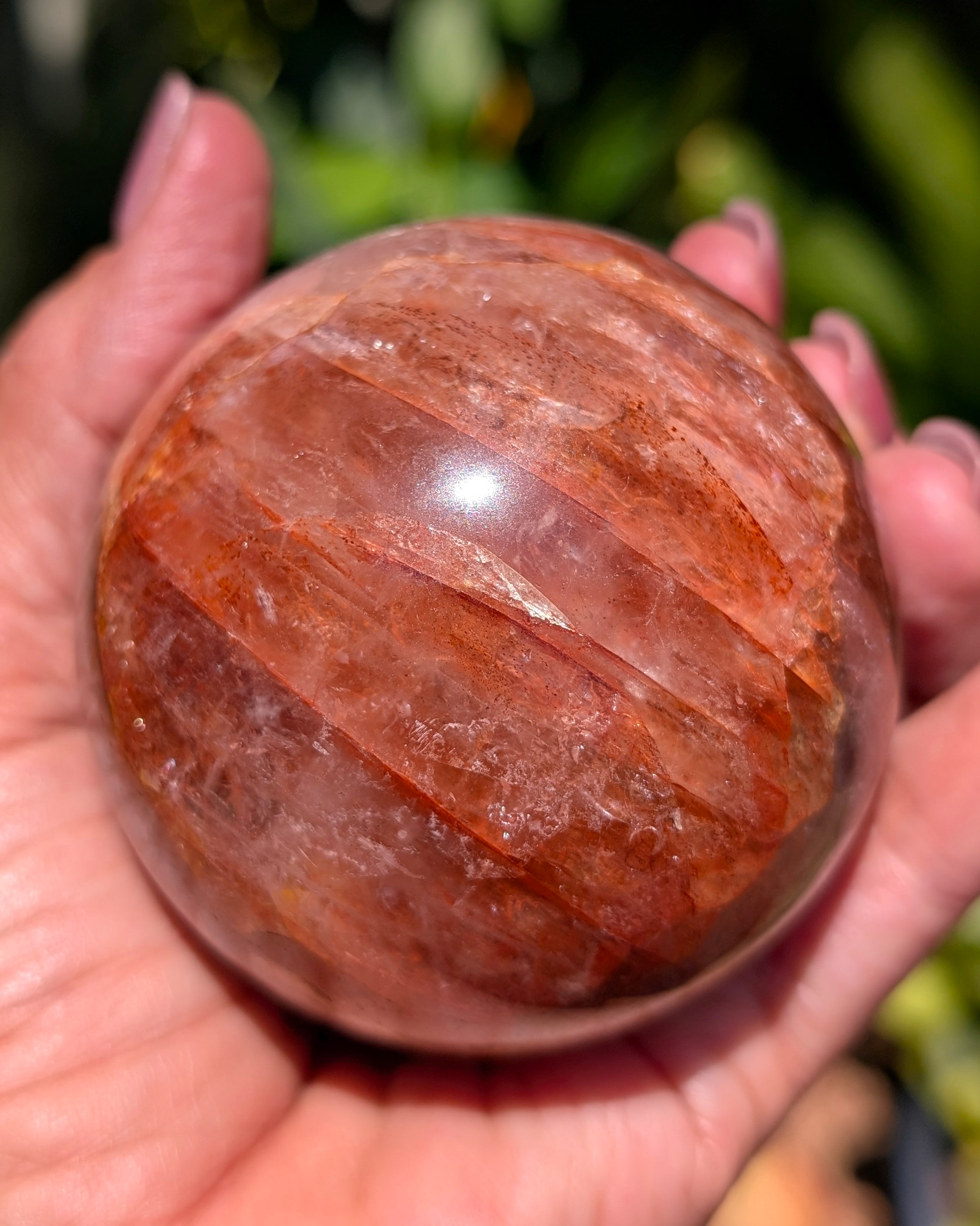 Fire Quartz Sphere A