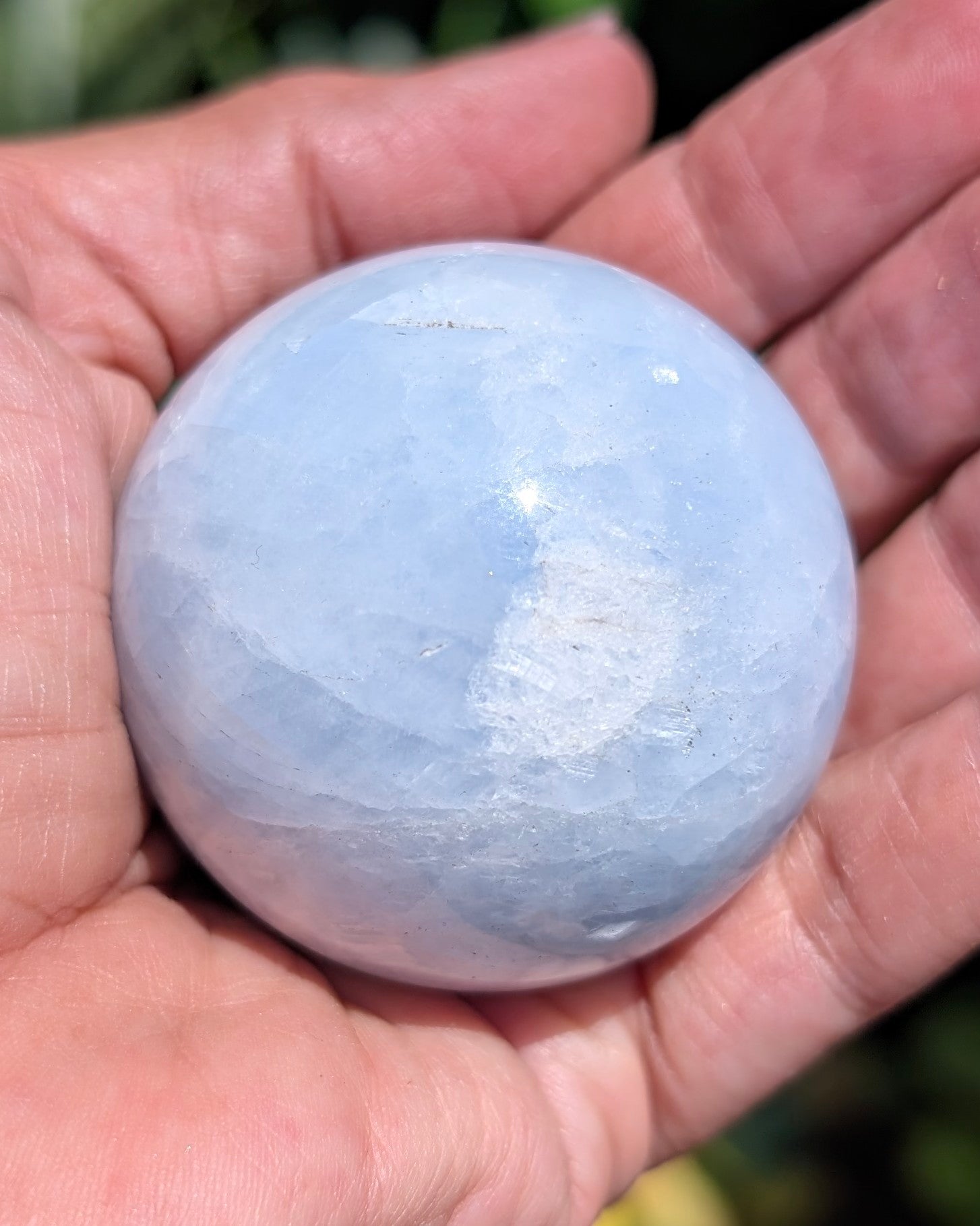 Blue Calcite Sphere B