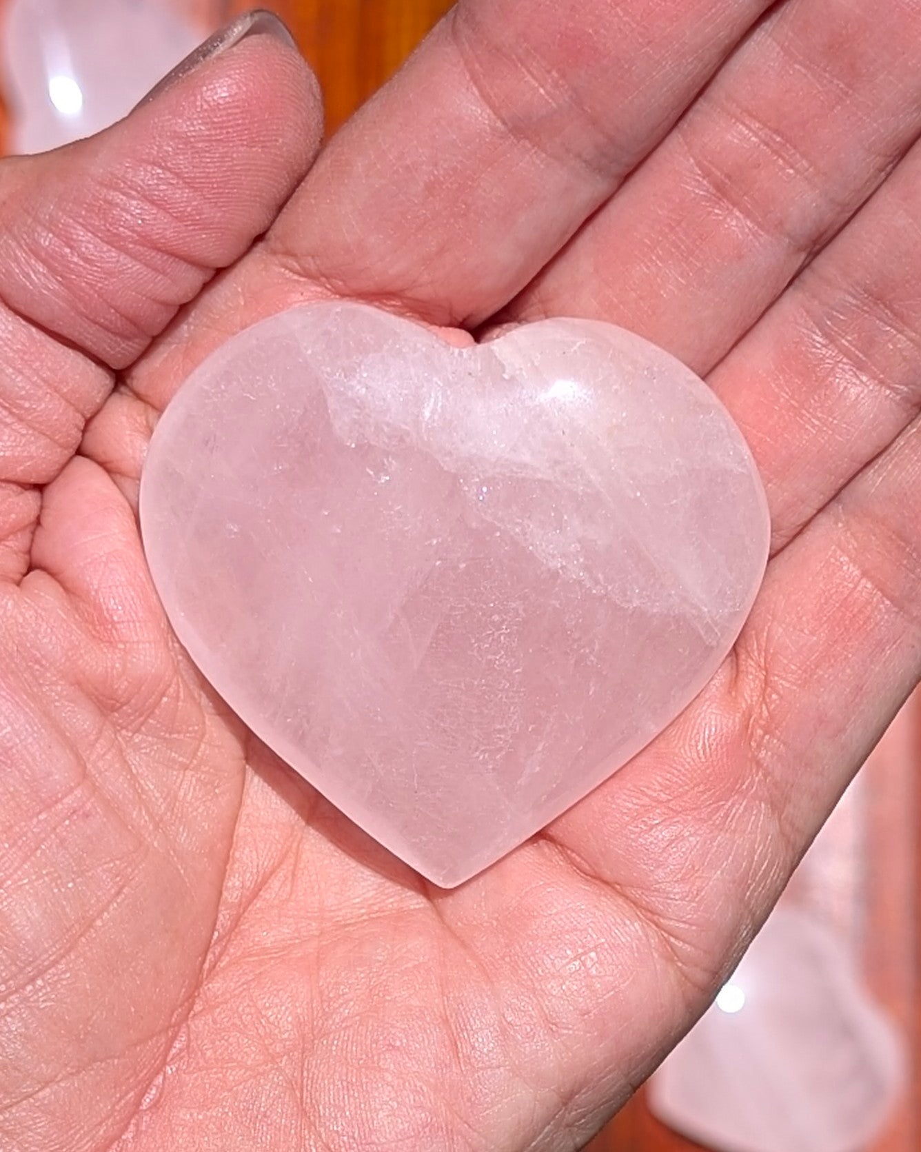 Rose Quartz Heart - Opt. C