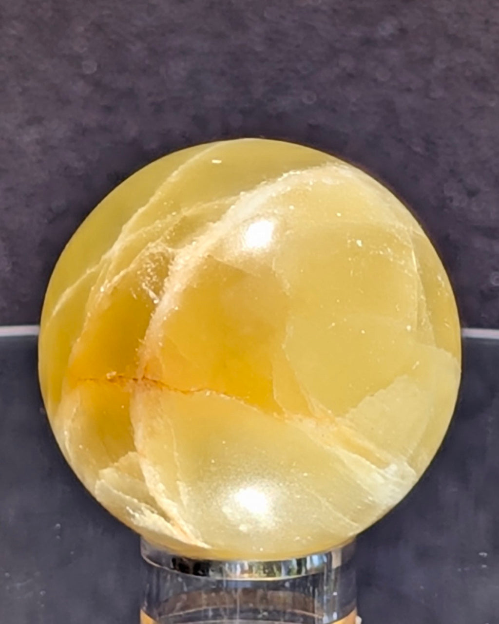 Yellow Calcite Sphere A