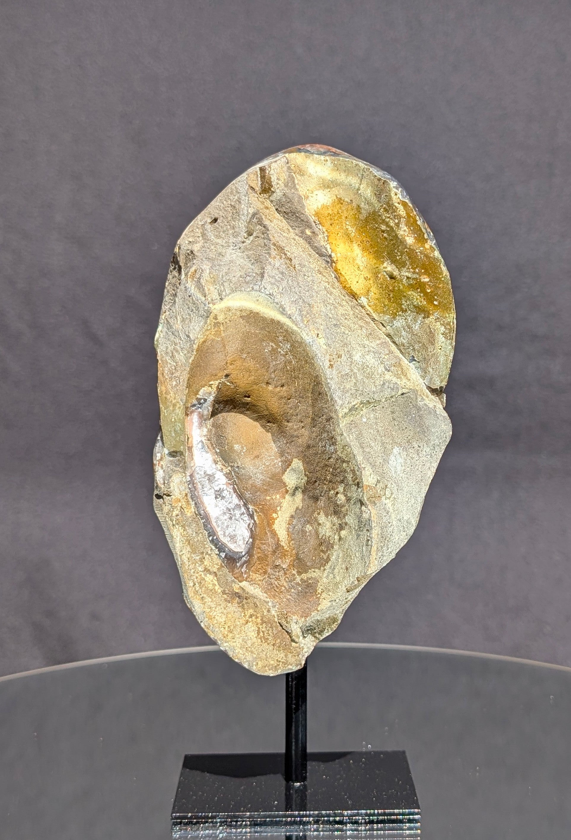 Amethyst Druzy Cluster on stand A