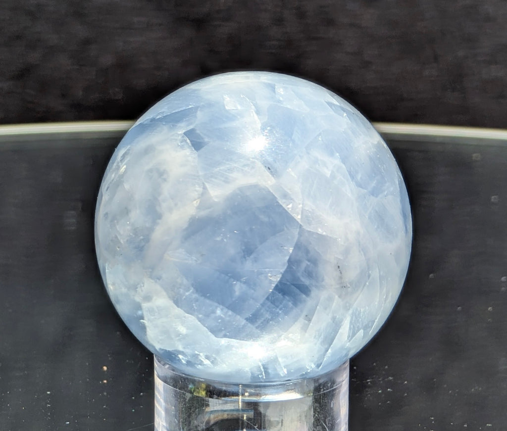 Blue Calcite Sphere G