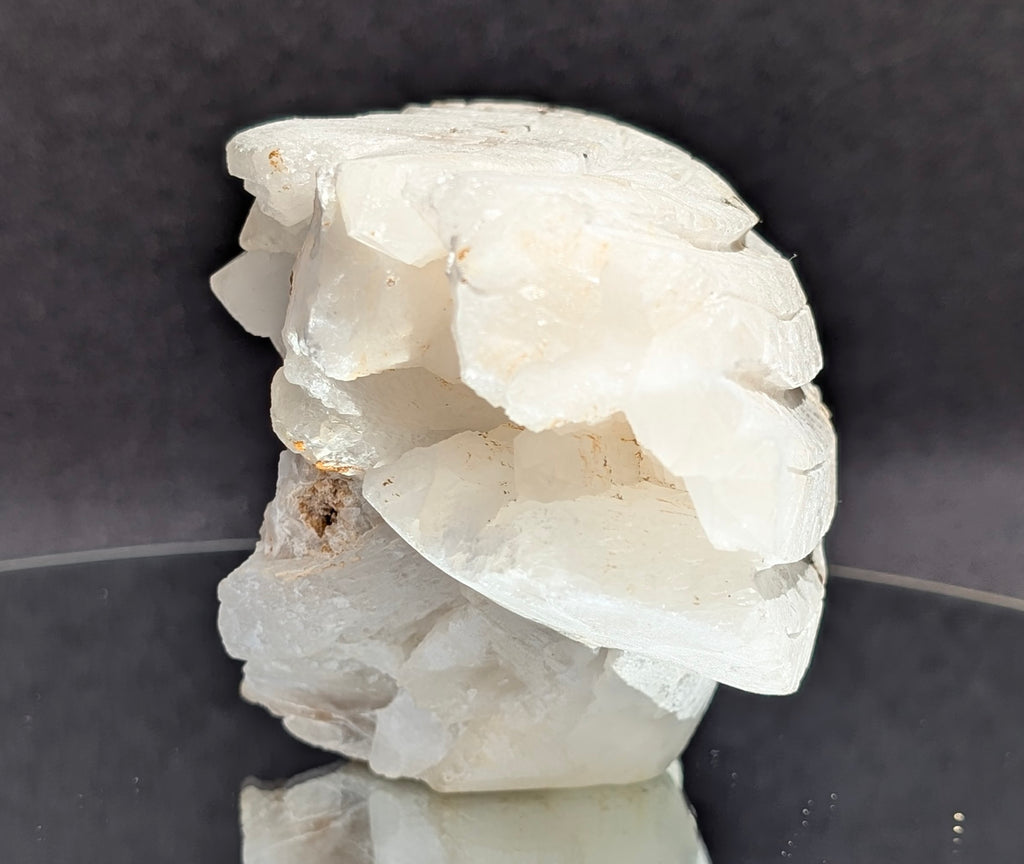Quartz Skull with Feather Headdress A