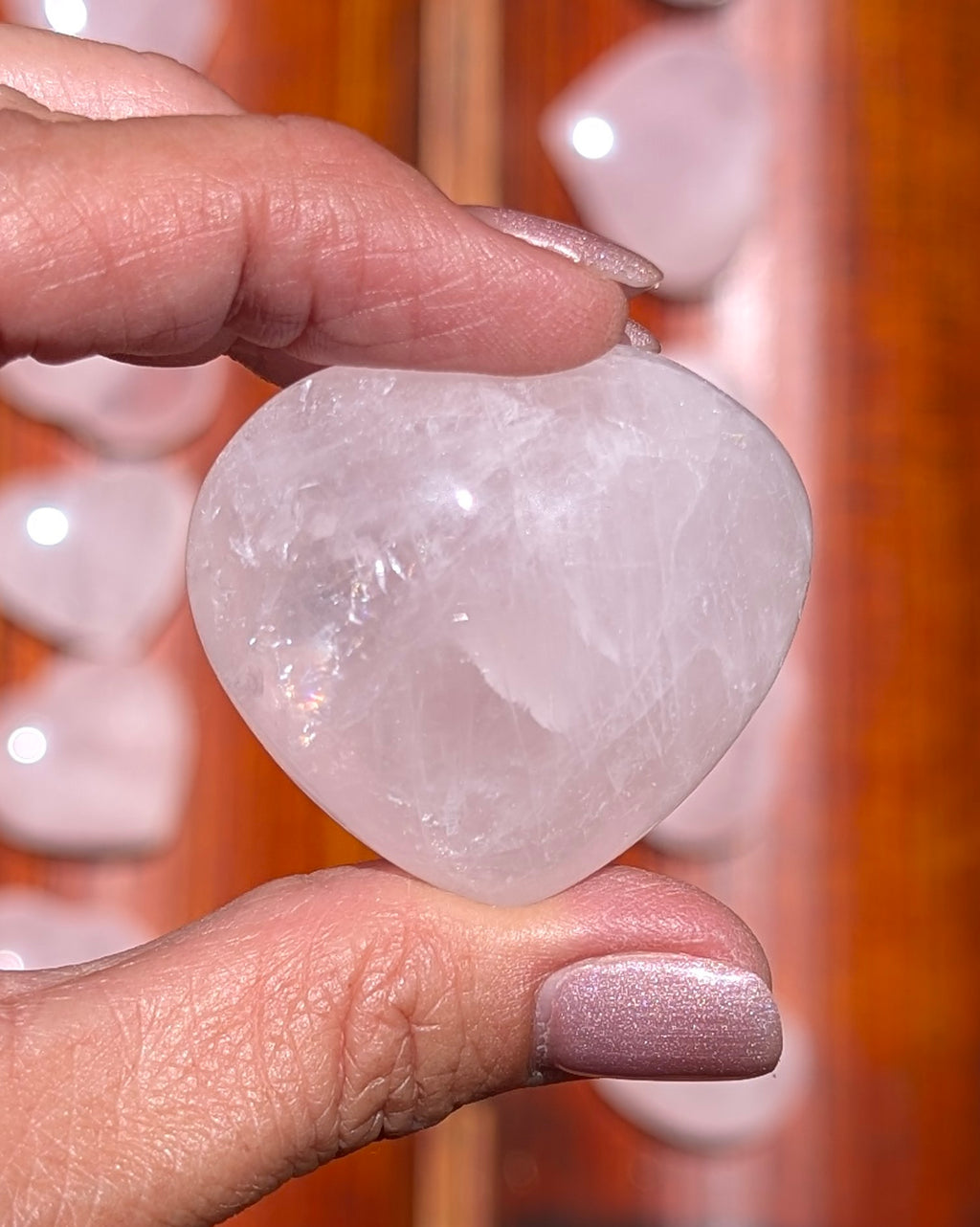 Rose Quartz Heart - Opt. G