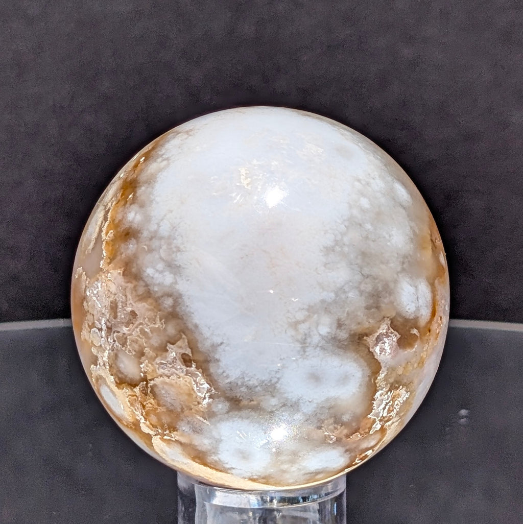 Flower Agate Sphere L