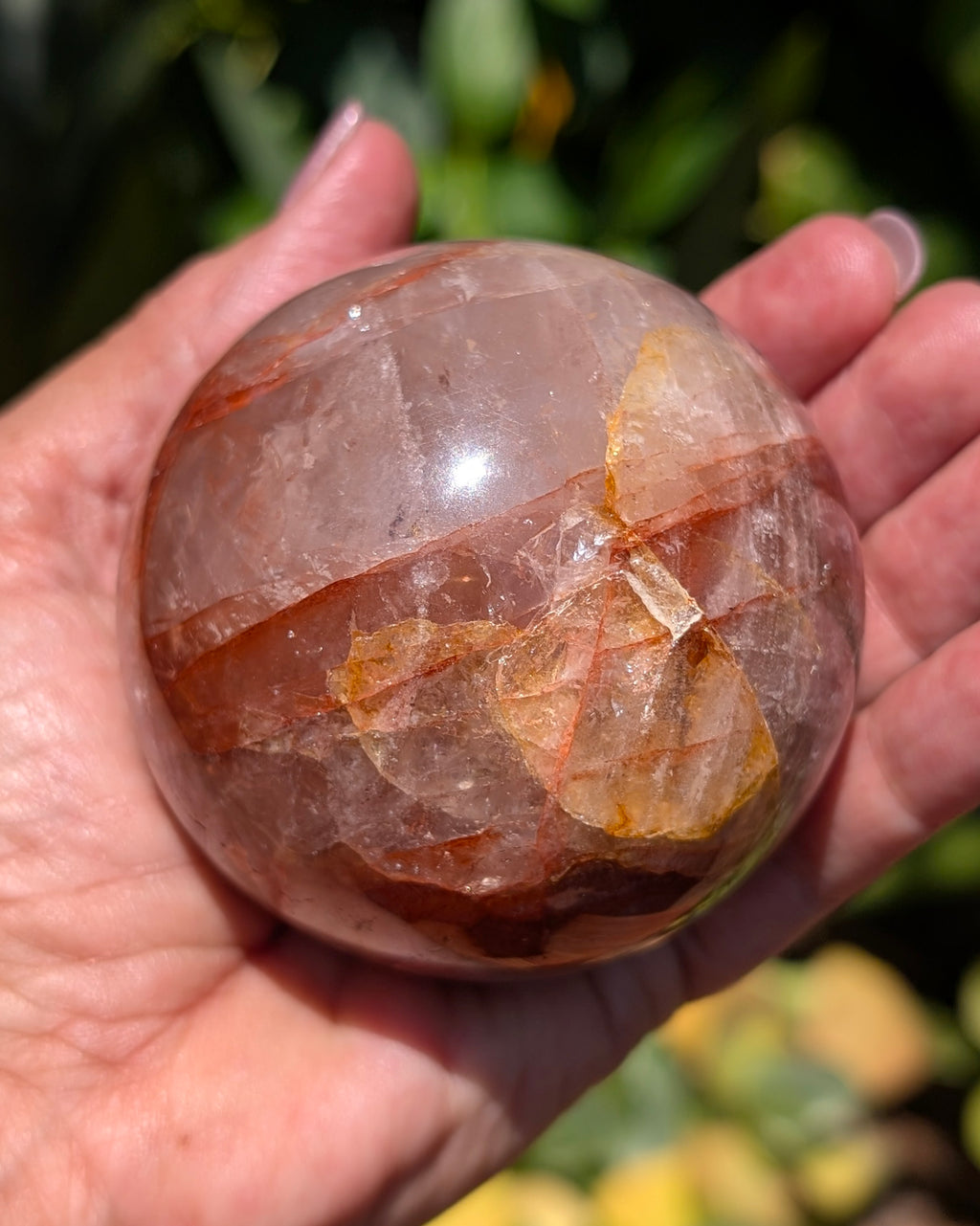 Fire Quartz Sphere A