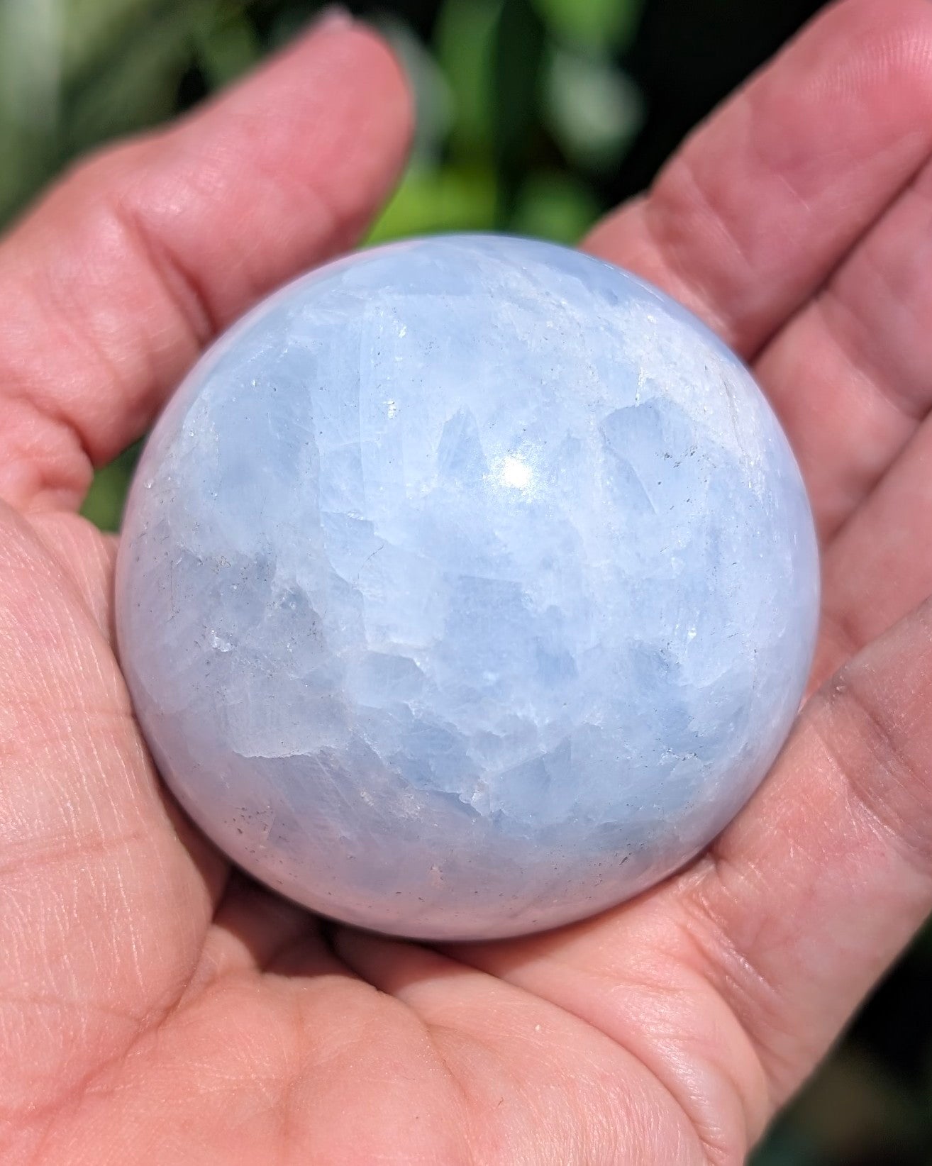 Blue Calcite Sphere B