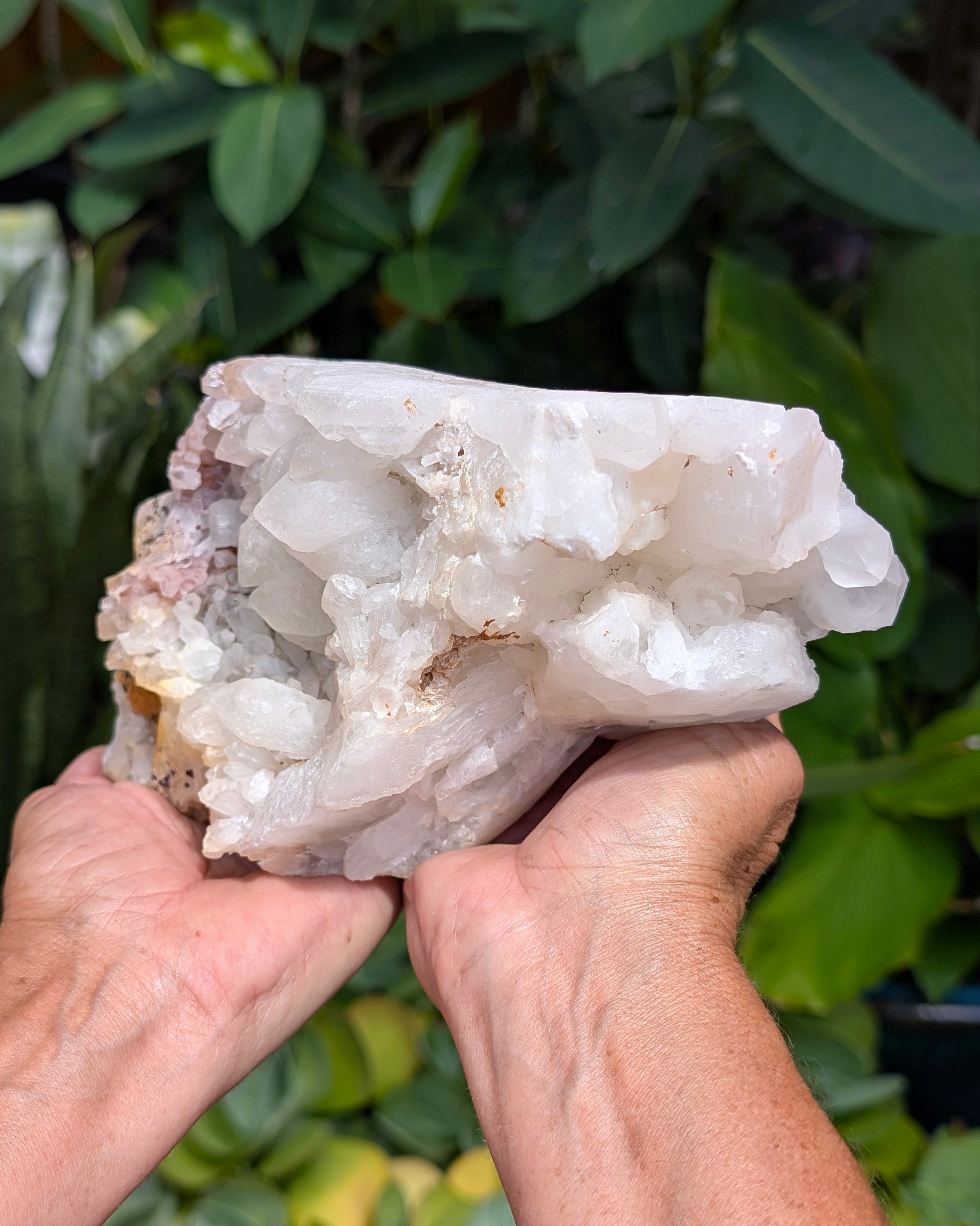 Quartz Skull with Feather Headdress A