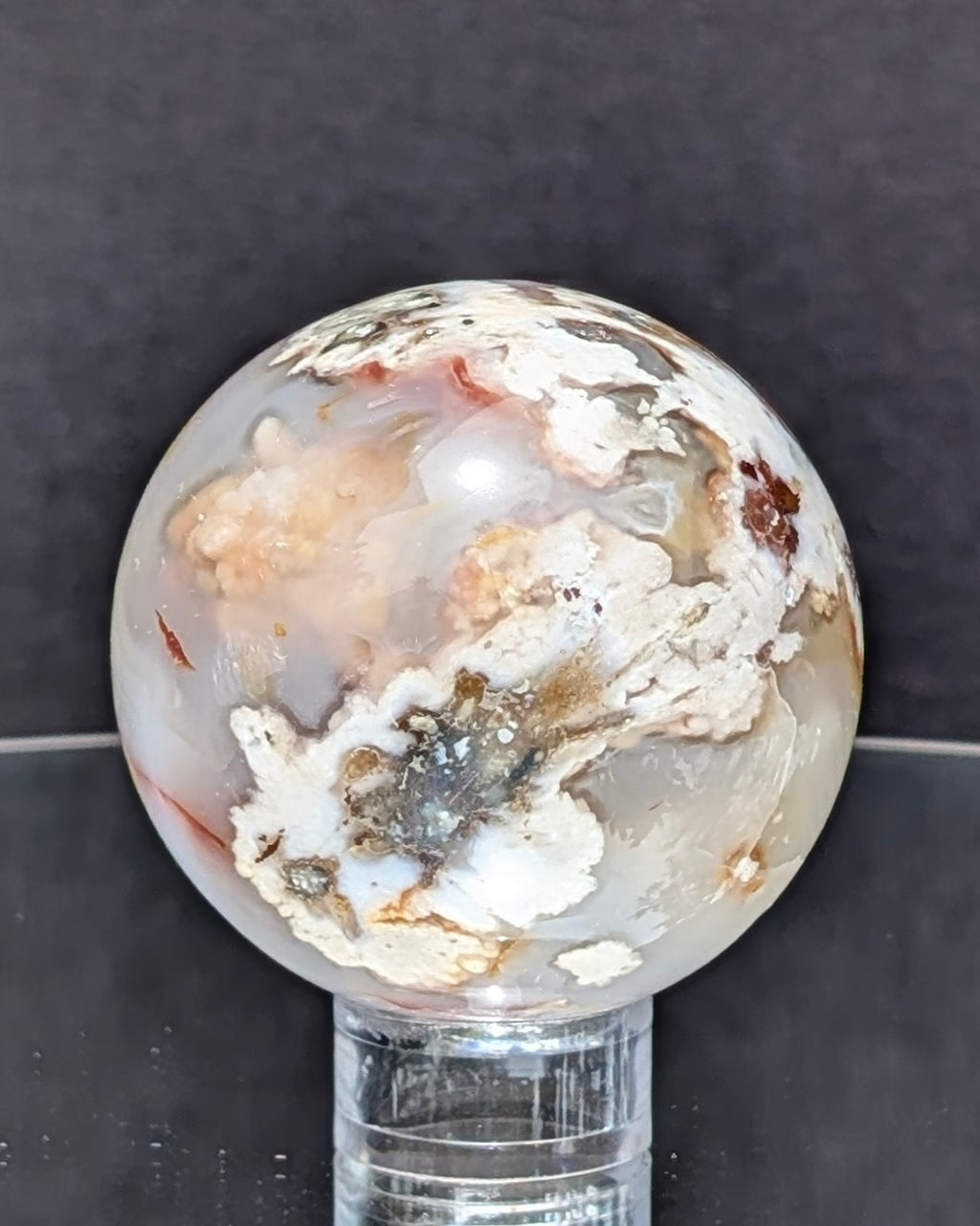 Flower Agate Sphere K