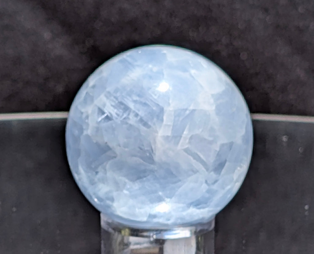 Blue Calcite Sphere G