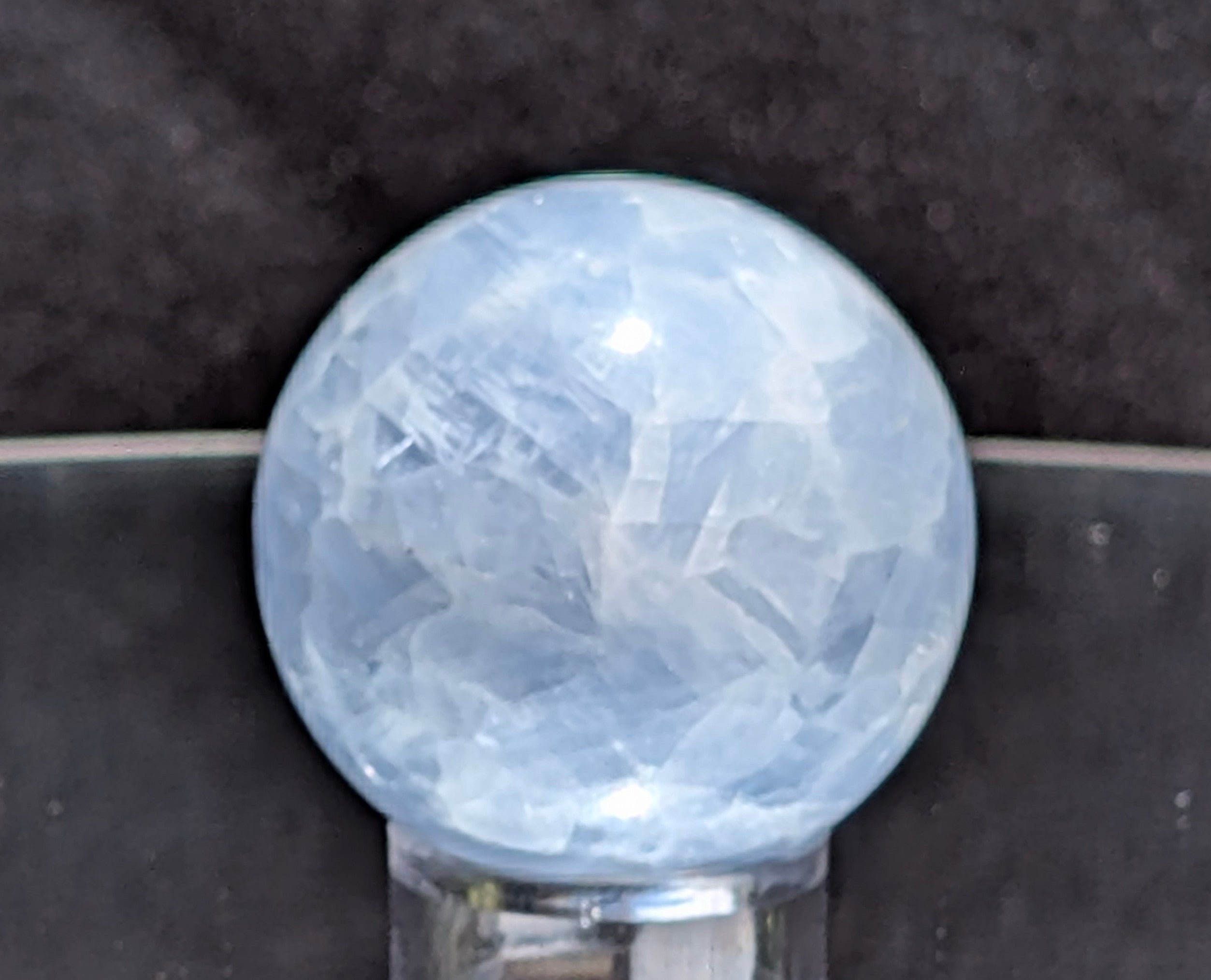 Blue Calcite Sphere G
