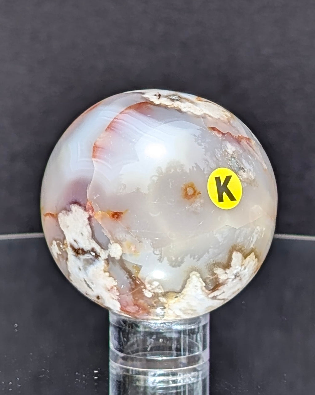 Flower Agate Sphere K