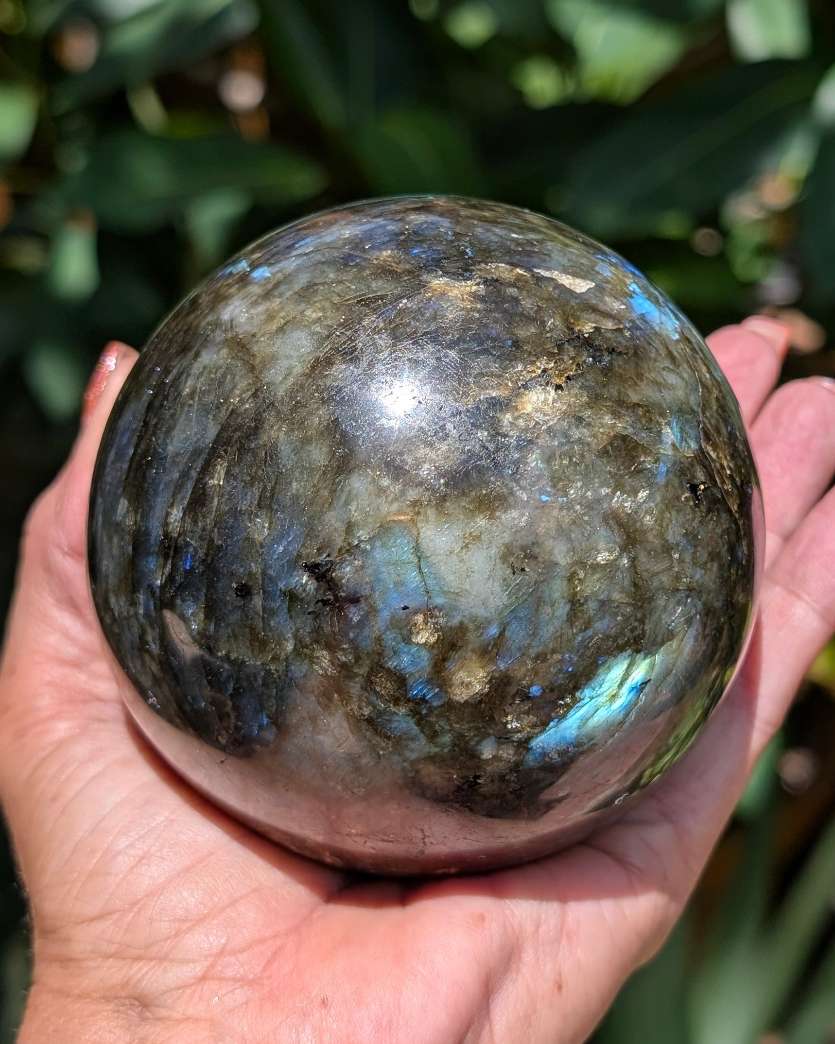 Flashy Labradorite Sphere - Opt. A