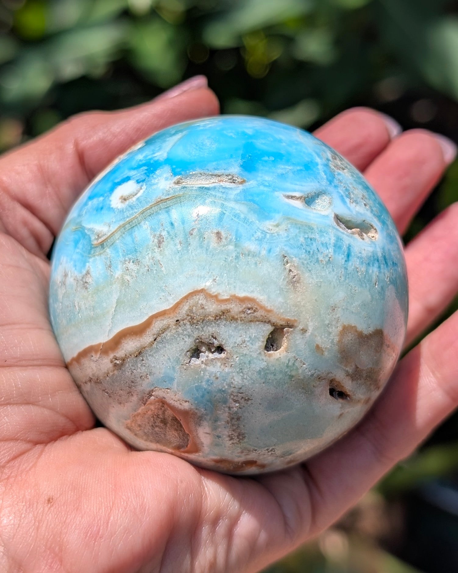 Caribbean Calcite Sphere E