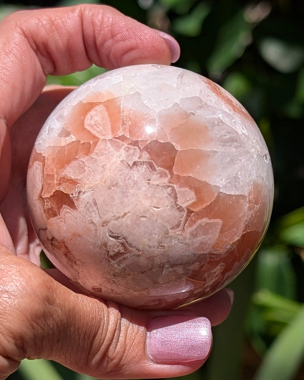 Flower Agate Sphere S