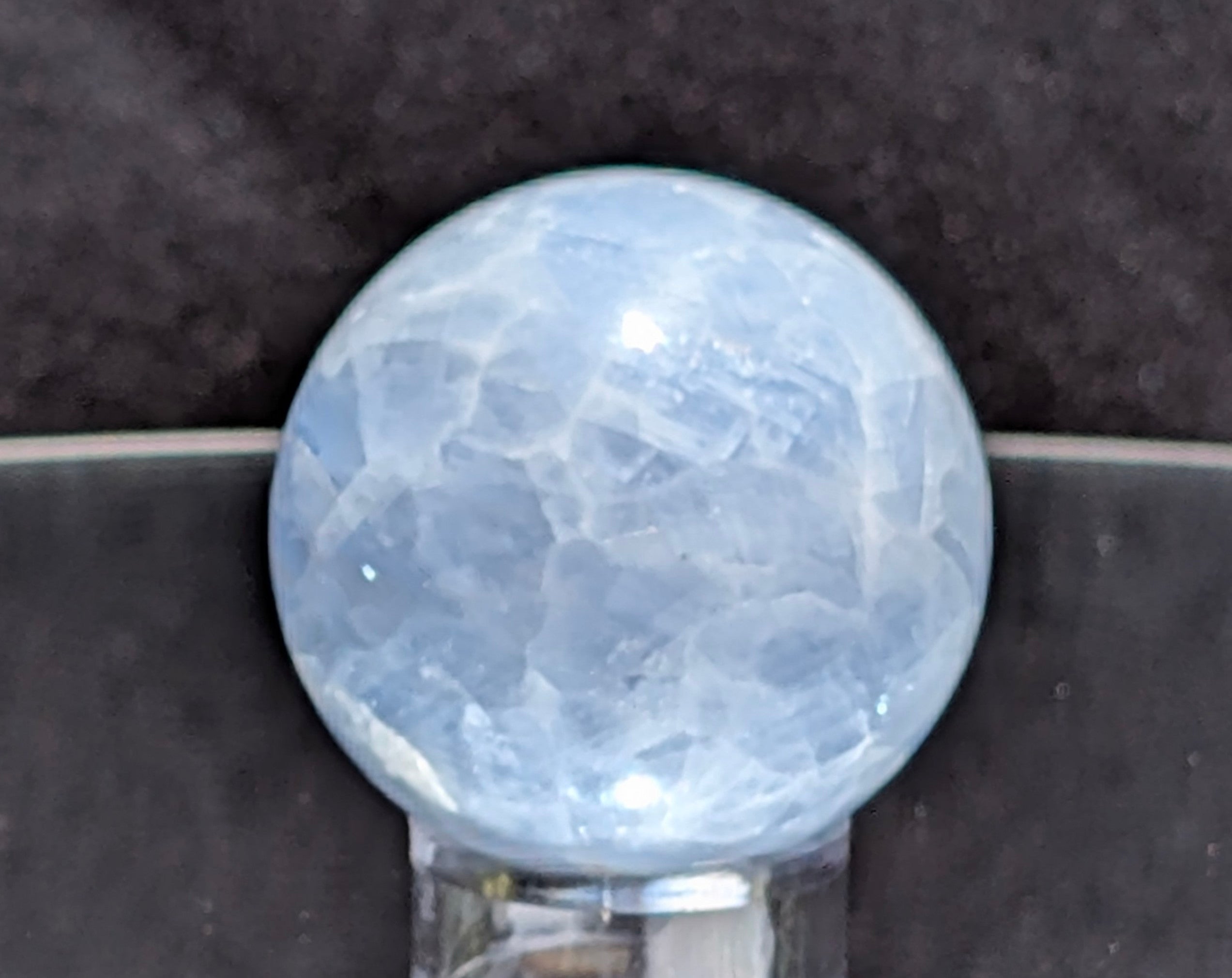 Blue Calcite Sphere G