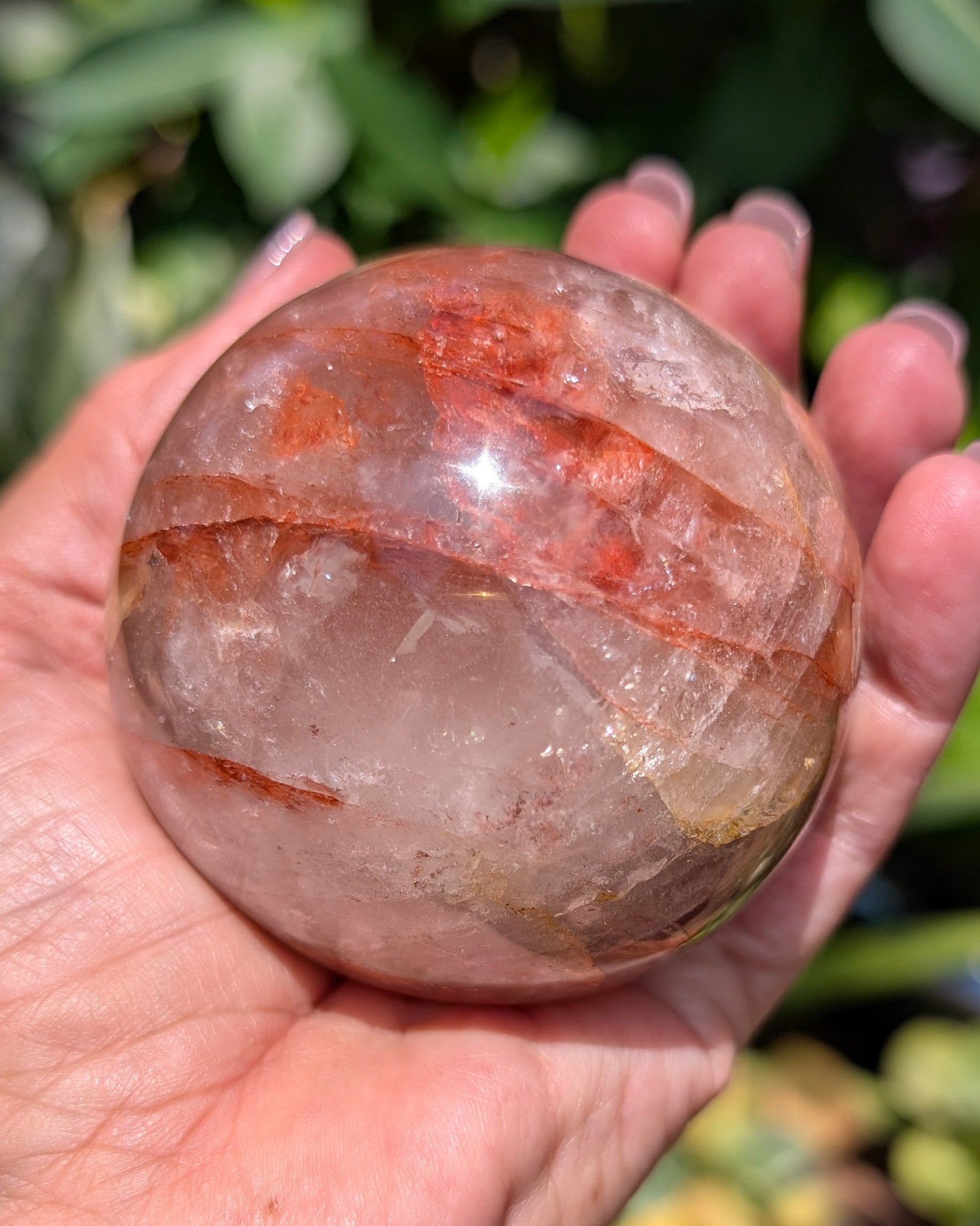 Fire Quartz Sphere A