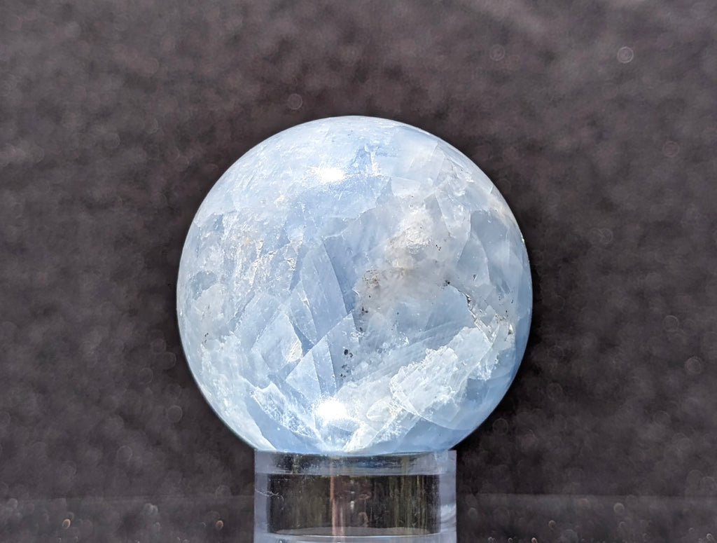 Blue Calcite Sphere D