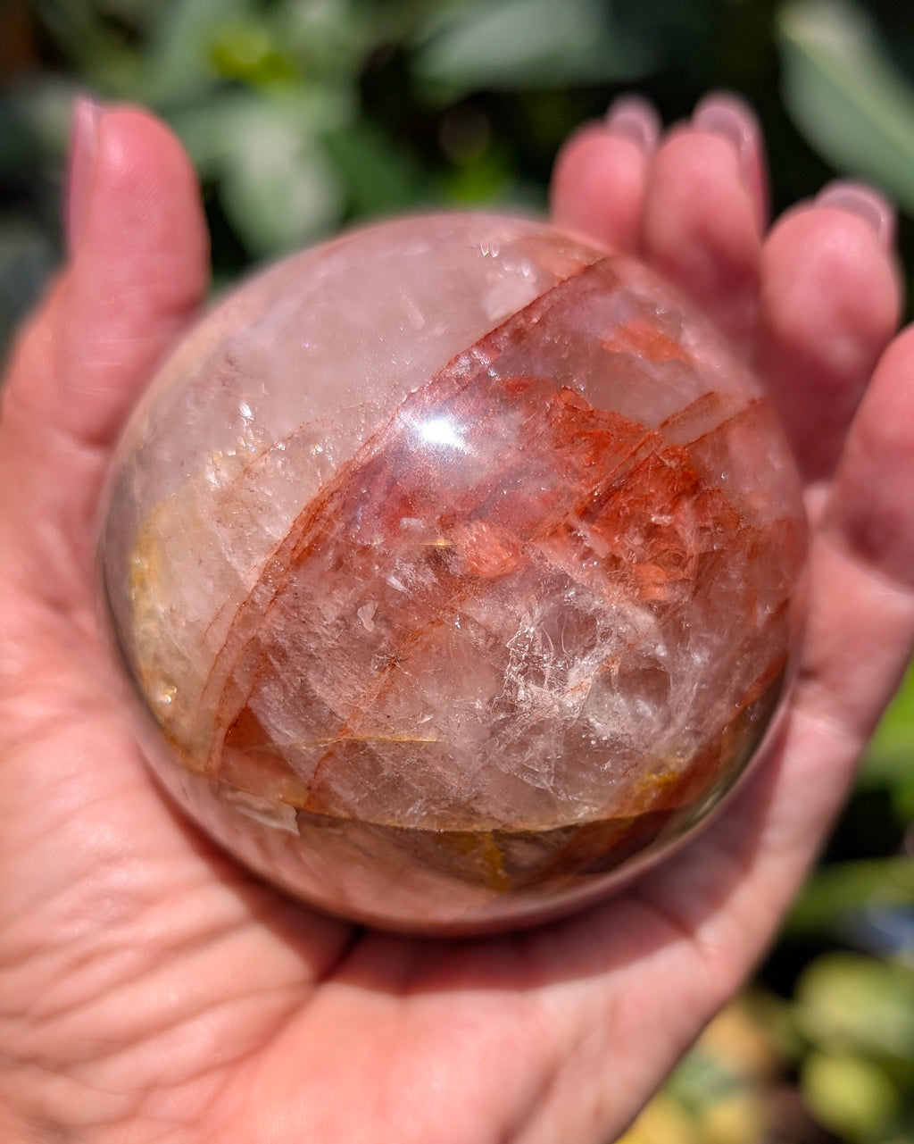 Fire Quartz Sphere A