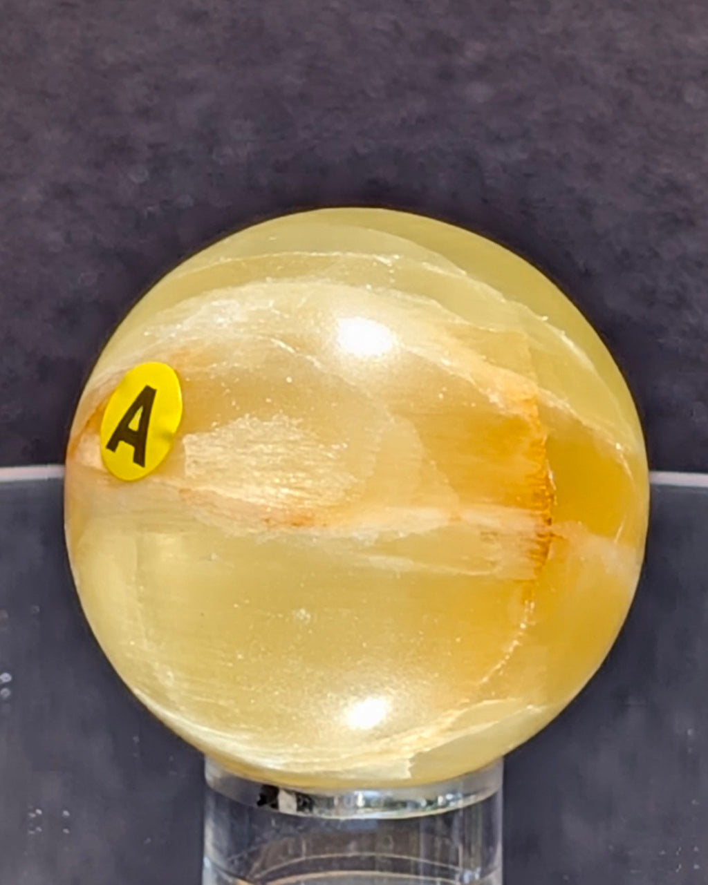 Yellow Calcite Sphere A