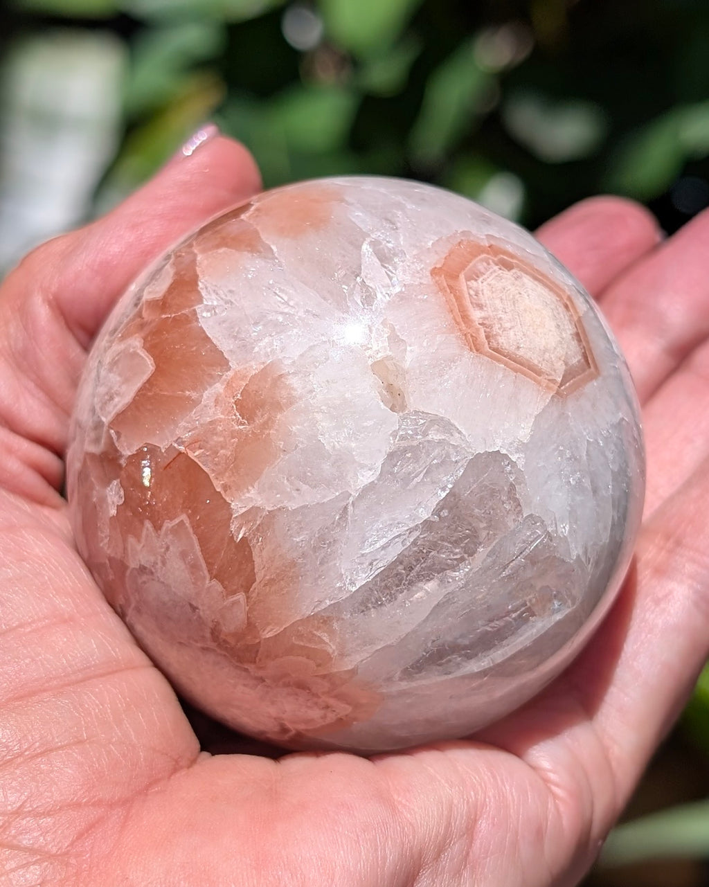 Flower Agate Sphere S